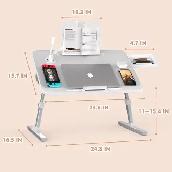 Brand New Foldable Lap Desk with Charging Port & Book Stand $59 - Photo 2