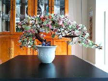 Ancient Style Jade Glass Flower Tree - Photo 4