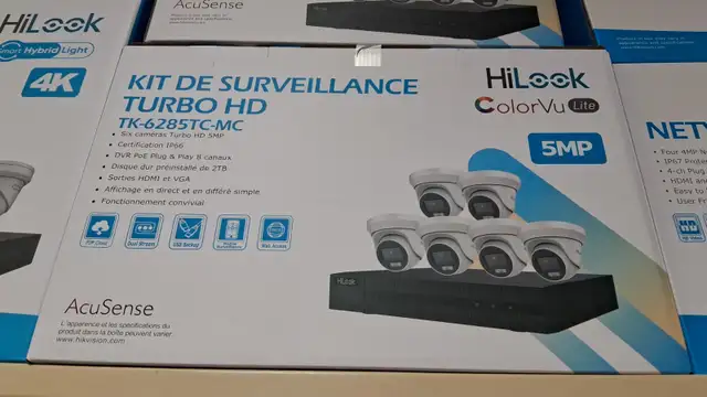 HILOOK COLORVU 5MP 6 CAMERA DVR SYSTEM