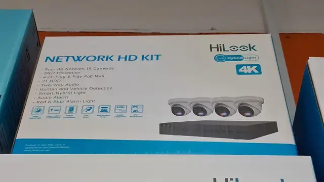 HILOOK 4K IR FOUR CAMERAS 4CH NVR