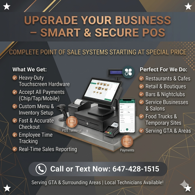 Reliable POS Setup, 24/7 Support | No Hidden Fees