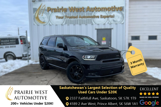 2020 Dodge Durango R/T HEMI AWD - 7 passengers