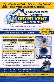 YXE Dryer Vent Cleaning - Photo 3