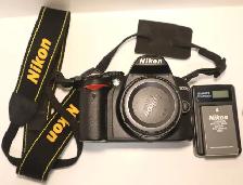 Nikon  - D3000 DSLR BODY, 64GB MEM, CASE, A1