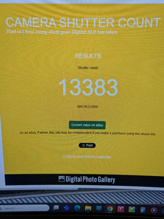 Nikon  - D3000 DSLR BODY, 64GB MEM, CASE, A1 - Photo 4