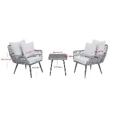 Brand New 3 PC Modern Patio Bistro Set Selling at $169