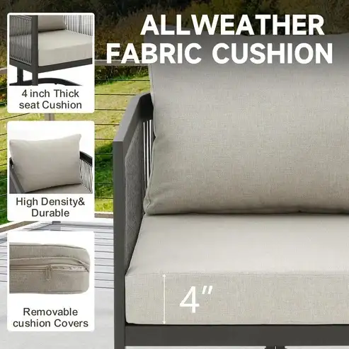 Brand New 5pcs Metal Frame Patio Furniture Set $499 - Photo 5