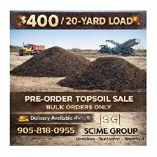 Top soil, triple mix, aggregates