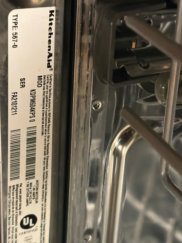 KitchenAid KDPM604KPS Dishwasher – Serviced & Tested - Photo 10