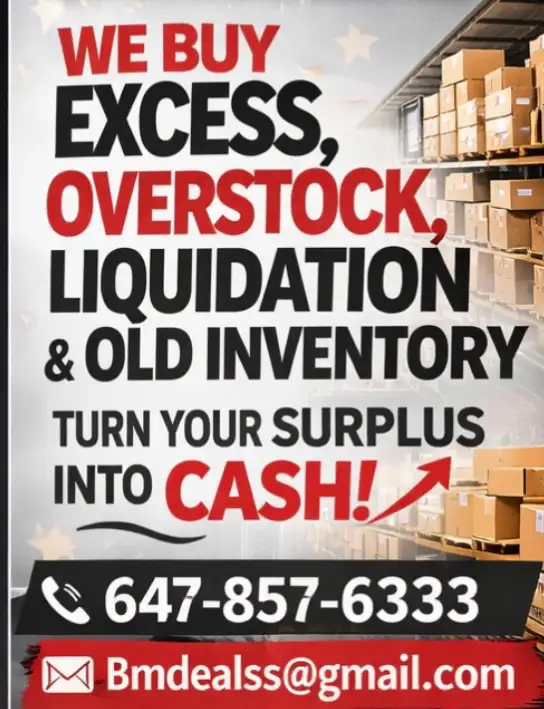 WE Want your Excess Inventory-Overstock