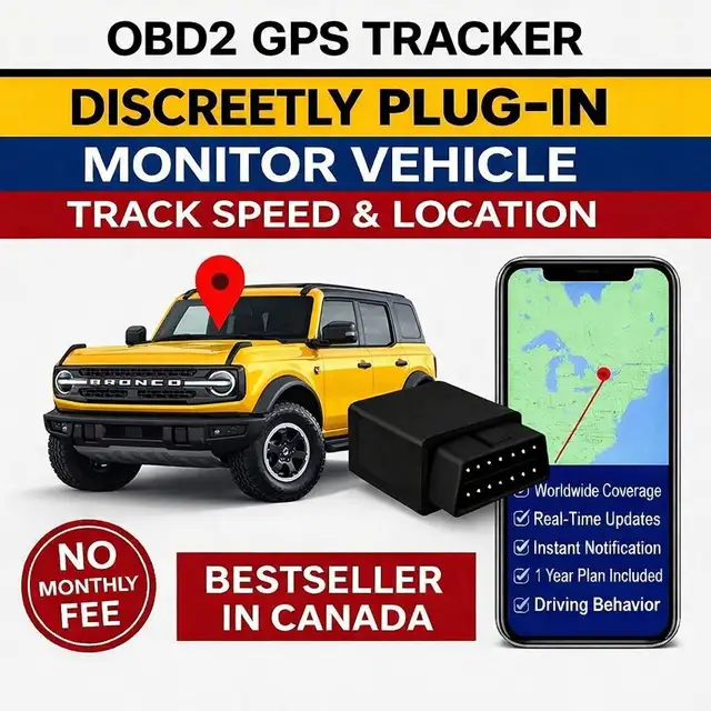 GPS Tracker - OBD2 Tracking Device (MARKHAM Pickup)