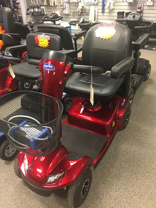 Refurbished scooters available at SUPERIOR Home Health Care