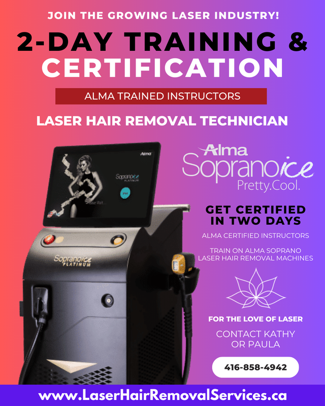 JOIN THE GROWING LASER HAIR REMOVAL INDUSTRY