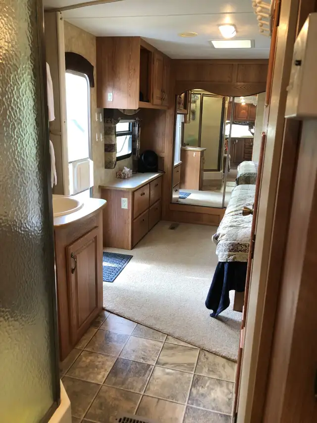 Parked trailer with add room and deck Lake Erie Austins park 49K - Photo 6