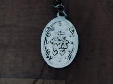 Catholic Rosary pocket red and clear beads 11 Inch’s Long - Photo 3