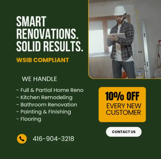 Affordable Reliable Home Reno by Pros
