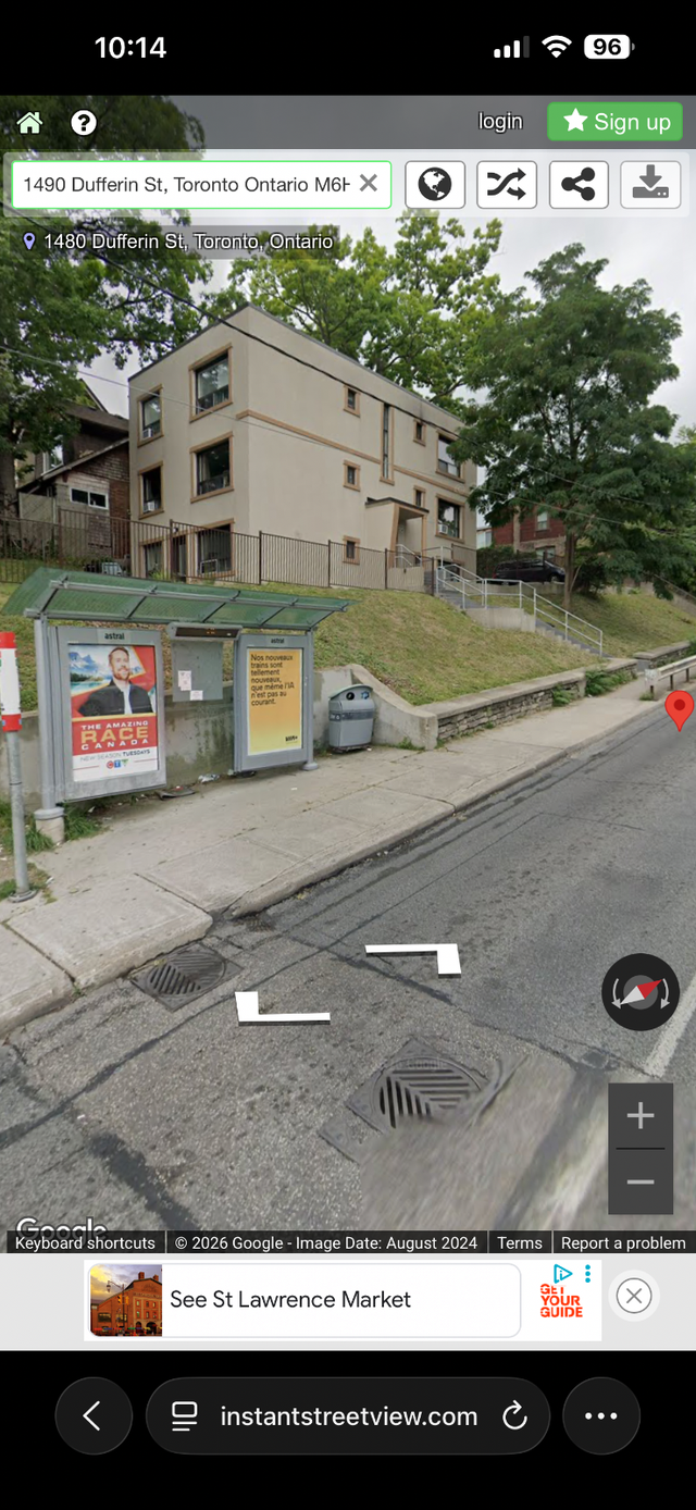 Spacious bachelor/ studio apartment-corner Dufferin & Davenport