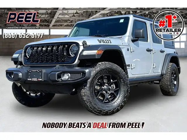 2024 Jeep Wrangler Willys 4Dr | ColdWeather | NAV | Alpine | Tow