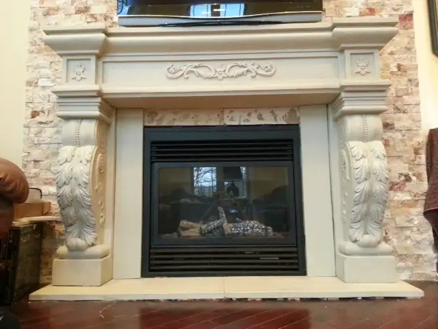 Huge Sale  50% off cast Stone Fireplace Mantel Save $1900 SK - Photo 4