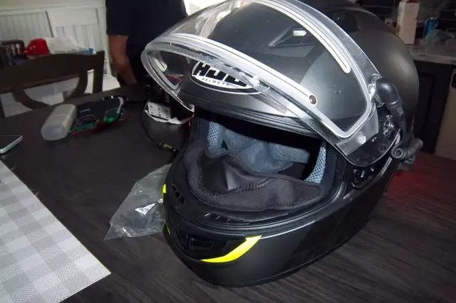 CASQUE VTT/HJC VISIERE ELECT. - Photo 2