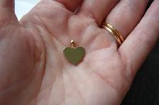 '  COEUR  ' tout en OR Jaune 10 K.