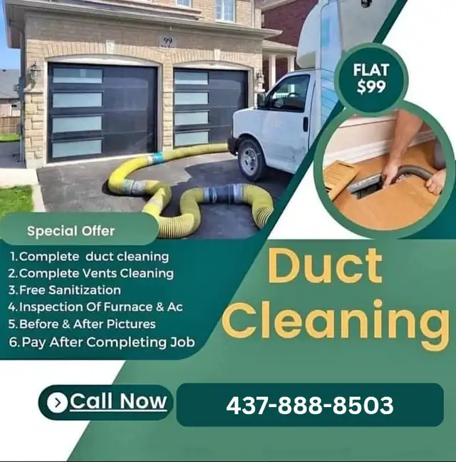 Limited Time Offer – Air Duct Cleaning Only $99 Flat Rate