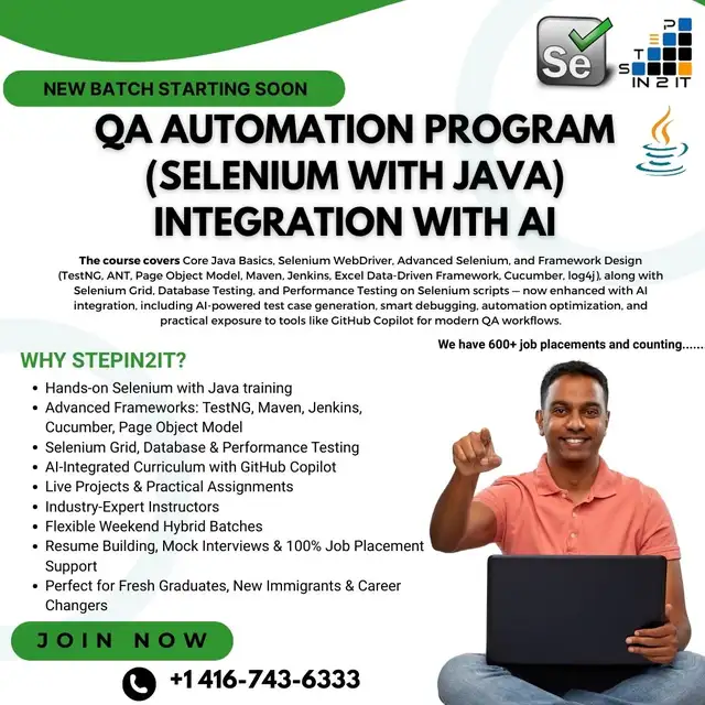 Selenium Automation Testing Training with Job Placement