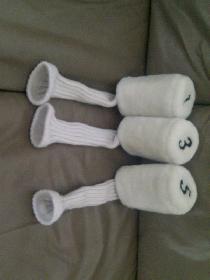 3 HOUSES NEUVES POUR BATON DE GOLF NUMÉROS 2,3x5: $5.00 CHACUNE - Photo 3