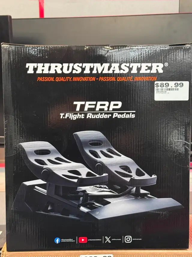 Thrustmaster TFRP Rudder Pedals for Flight Simulators -BRAND NEW