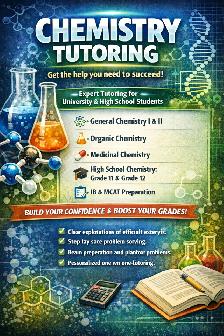 Professional Chemistry Tutor