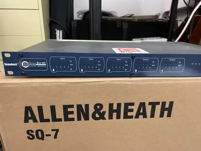 The Soundweb London BLU-10 - 12x8 digital audio Signal Processor