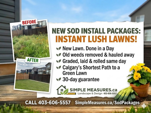 Calgary Residential Sod Installation Service! - Photo 2