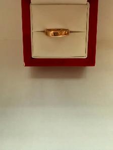 Women's 14K Rose Gold Wedding Band~Size 6.5