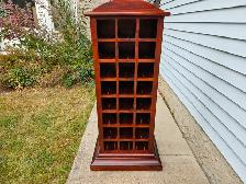 Mahogany Wine Rack $150. Delivery Available