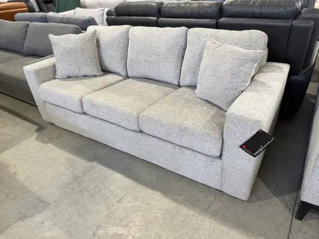 Grey fabric sofa