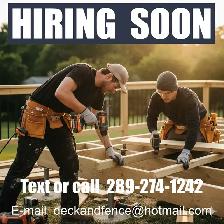 Deck builder needed