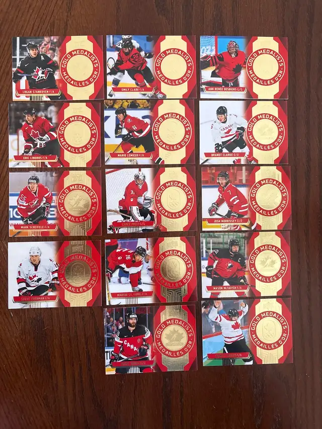 team Canada gold medalists mint condition