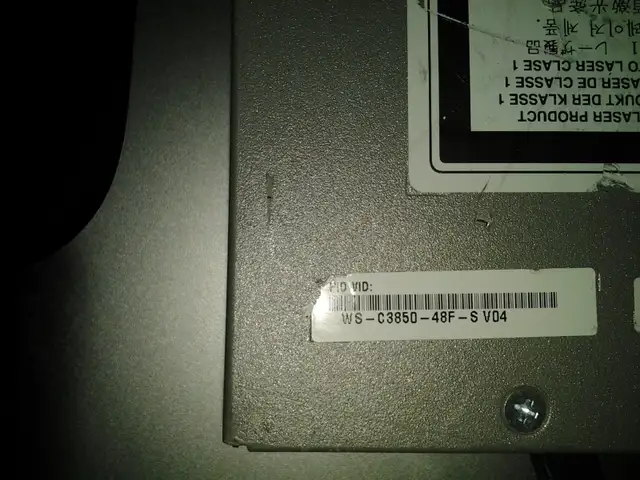 Cisco WS-C3850-48F-S v05 48 Port PoE  Switch 2000  cisco router