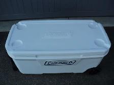 Large white COLEMAN CAMPING COOLER Great for Fishing Calls Only - Photo 2
