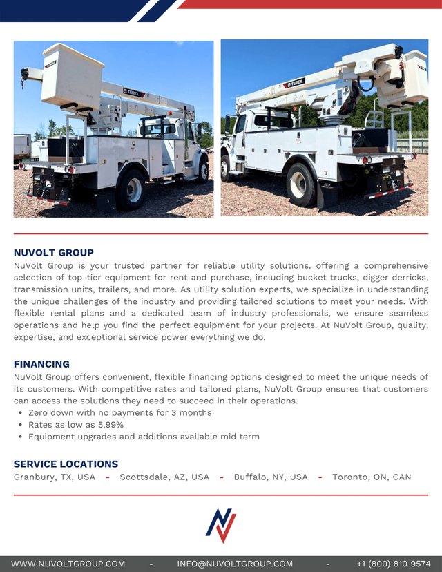 2024 Freightliner M2 BC Terex TC55 Bucket Truck - Photo 2