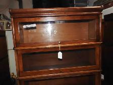 Antique barrister bookcase windows restored professionally - Photo 3