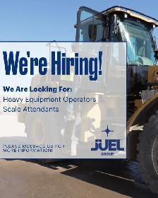 NOW HIRING - Heavy Equipment Operators & Scale Attendants