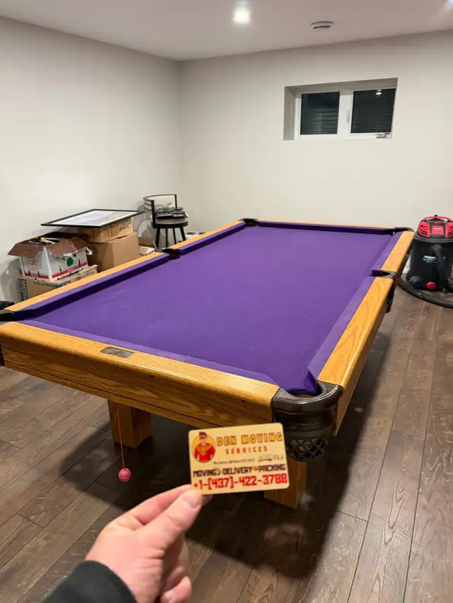 Movers $55/hr | Wasaga Beach, Collingwood, Midland, Pool Table - Photo 3