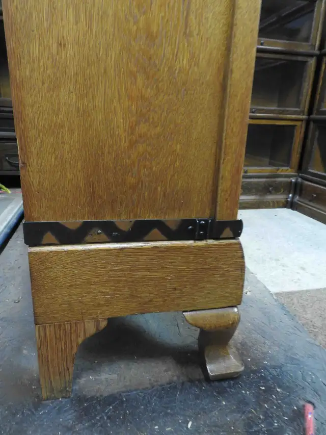 Antique barrister bookcase 5 windows, restored professionally - Photo 2