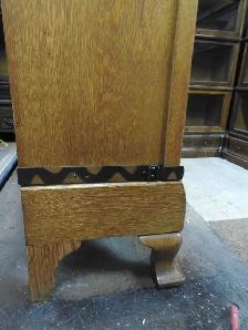 Antique barrister bookcase 5 windows, restored professionally - Photo 2