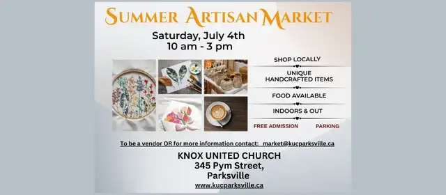 Summer Artisan Market - Call for Vendors! - Photo 2