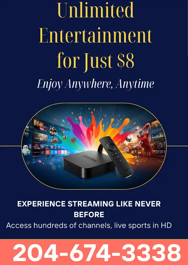 Unlimited Entertainment for Just $8!