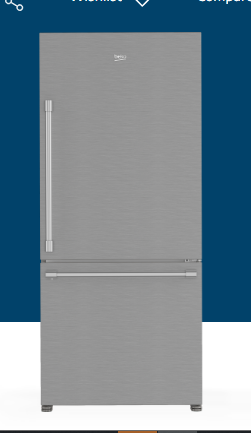 Beko 30" Bottom Freezer Refrigerator!