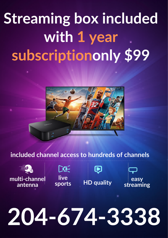 Get a Streaming Box   1 Year Free – Only $99!
