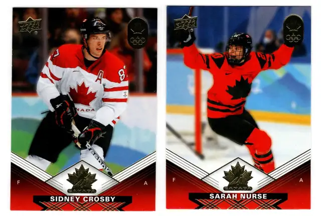 2026 Tim Hortons SET of 2 SHORT PRINT BASE CARDS - CROSBY/NURSE